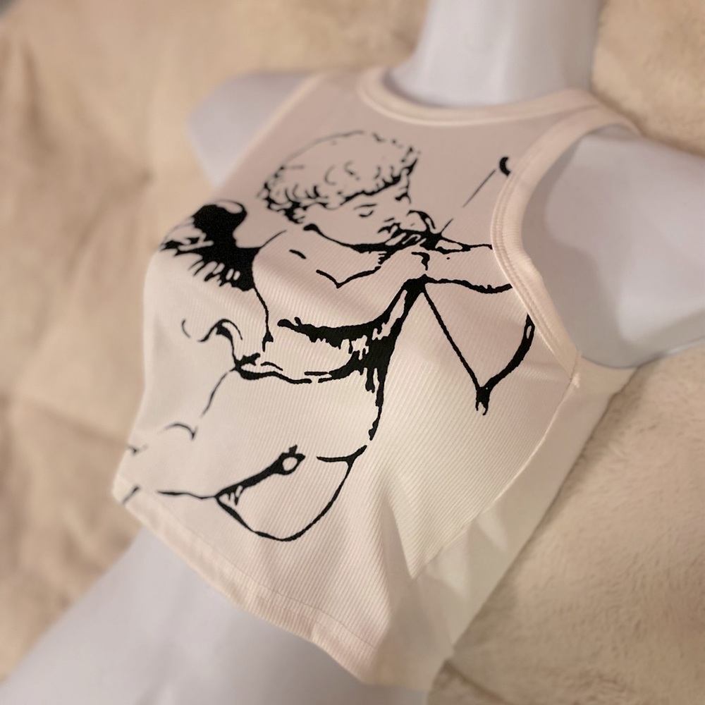 White Angel Crop Top